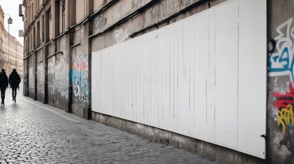 Couple Walking Down Urban Street