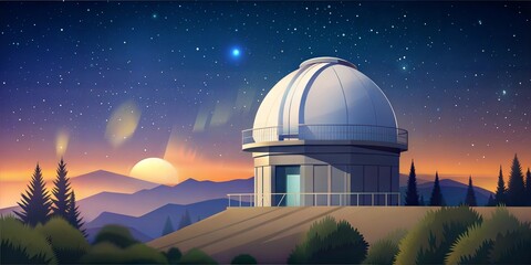 Obraz premium observatory background