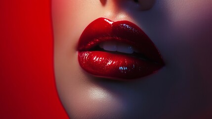 Obraz premium sexy lipstick