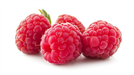 Raspberry isolated on white background