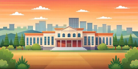 Obraz premium academy background