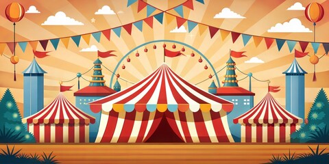 Obraz premium circus background