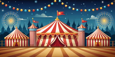 Obraz premium circus background