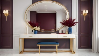 Photo interior modern design room 3d illustration