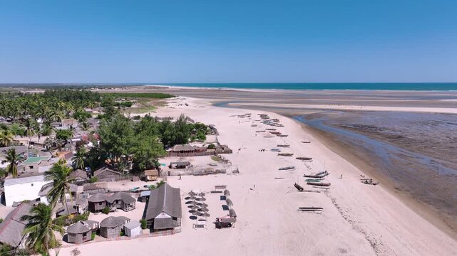 Flying Over The Coast Of Murundava In Madagascar, Aerial View