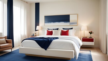 Photo interior modern design room 3d illustration