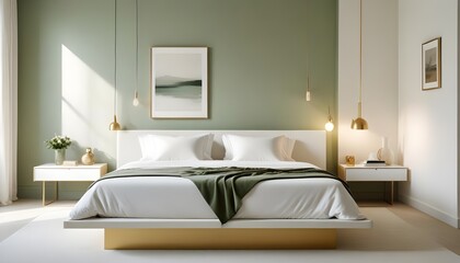 Photo interior modern design room 3d illustration