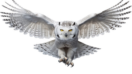 Snowy owl transparent background.