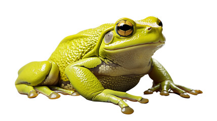 Obraz premium Tree frog isolated transparent background.