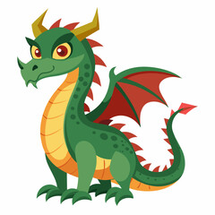 green dragon cartoon
