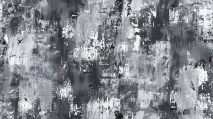 Abstract white textured paint strokes creating a dynamic pattern, perfect for modern and contemporary design projects. Seamless pattern.