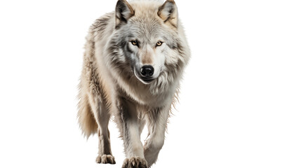 Obraz premium Wild wolf transparent background.