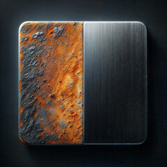 demonstrating the effectiveness of a professional-grade rust converter