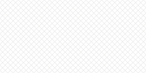 Vector minimalist diagonal square grid seamless pattern. Abstract minimal grey and white geometric texture. Subtle background with linear lattice, outline net, mesh, grill. Simple repeated geo design