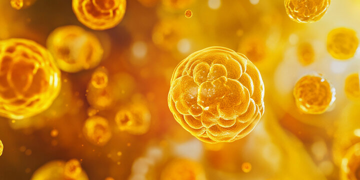 Microscopic Examination of Yellow Cell Division