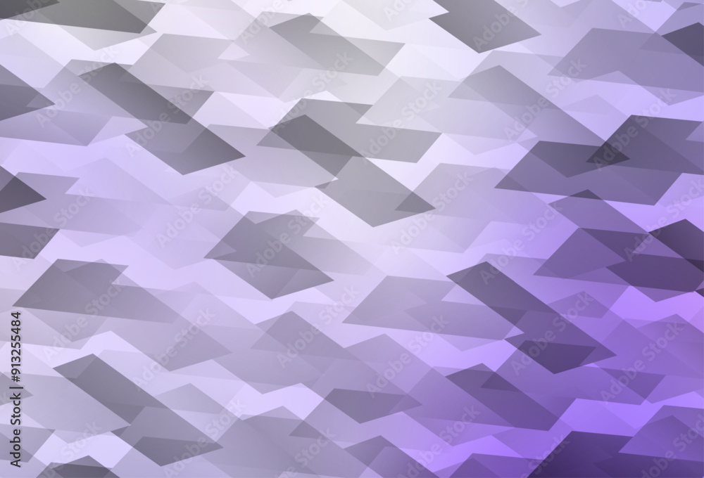 Poster light purple vector layout with lines, rectangles.
