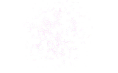 Light Pink vector background with forms of artificial intelligence.