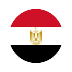 Round Egypt flag icon © ValGraphic