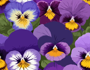 Pansy, love-in-idleness, viola tricolor, heartsease flower. Violet wild plant
