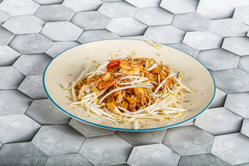 Pad thai - noodle with shrimps