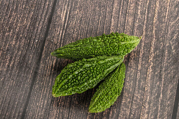 Green raw bitter lemon vegetables