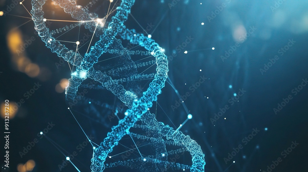 Poster dna helix unveiled: a visually captivating depiction of a dna helix, showcasing the intricate double