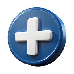 Obraz premium plus button blueicon, cross, button, plus, symbol, sign, add, hospital, swiss, first aid, medicine, emergency, pharmacy, switzerland, health, green, red, aid, flag, medical, web, illustration, vector,
