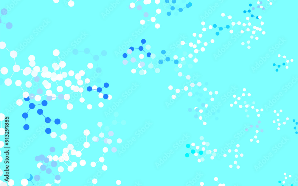 Aufkleber light blue vector texture with artificial intelligence concept.
