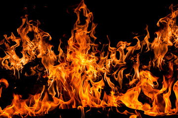 Blaze fire flame texture background. Fire sparks background. Abstract fire flame texture for banner...