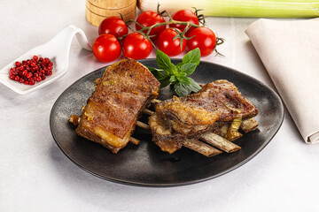 Roasted Lamb ribs with spices
