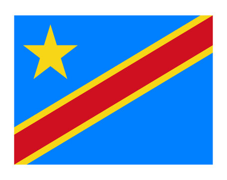Flag of the Democratic Republic of the Congo