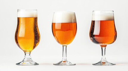 Set of refreshing summer cocktails and mocktails in assorted glasses on a sunny beach, perfect for a bar menu