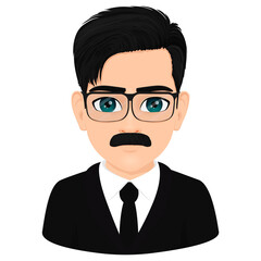 portrait of male teacher in suit