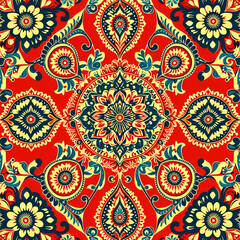 Fototapeta premium pattern with flowers seamless floral pattern 