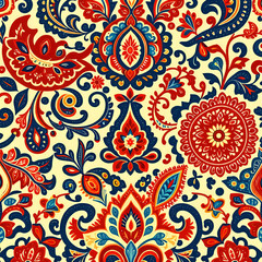 Fototapeta premium pattern with flowers seamless floral pattern 