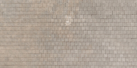 top view of surface of paving slabs and pedestrian footpath