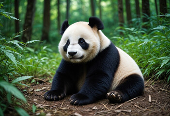 Obraz premium giant panda bear