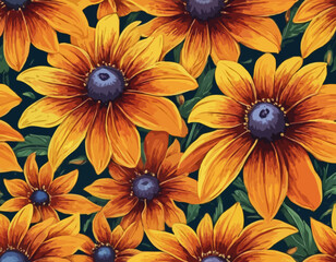 Flower rudbeckia 