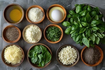 Fresh Ingredients for Savory Cooking Preparation