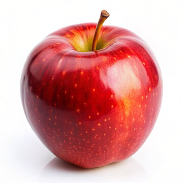 red apple isolated on whiteapple, fruit, red, food, isolated, healthy, fresh, white, diet, delicious, ripe, sweet, juicy, freshness, organic, object, nature, vegetarian, natural, one, health, single, 