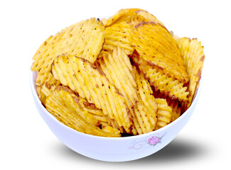 chips in a bowl png 