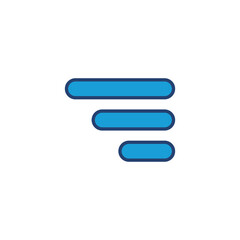 Obraz premium Menu Icon vector. web menu icon. hamburger menu symbol