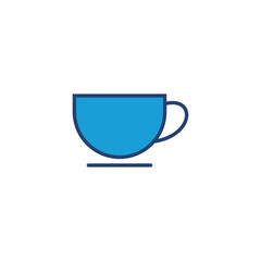 coffee cup icon vector. cup a coffee icon vector.
