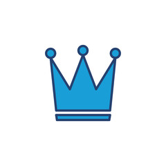 Crown icon vector. crown vector icon