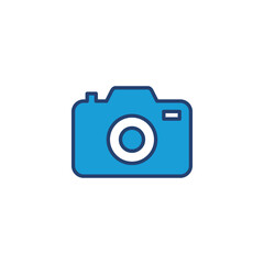 Camera icon vector. photo camera icon. camera photography icon.