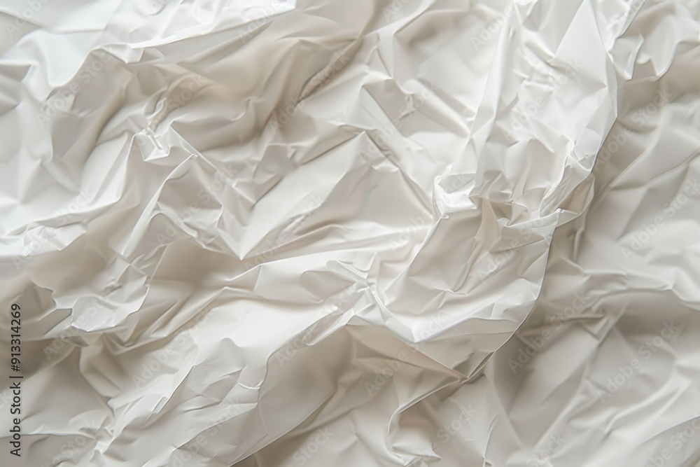 Poster A close-up view of a blank white sheet of paper, perfect for use in editorial or design projects