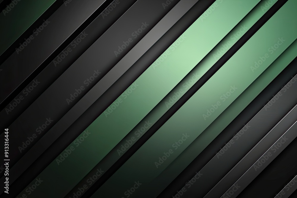 Aufkleber abstract green and black stripes. this image is perfect for using as a background or design element.