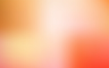 Light orange vector blurred pattern.