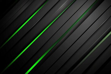 Obraz premium Abstract diagonal stripes in green and black. Perfect for backgrounds and designs requiring a modern look.