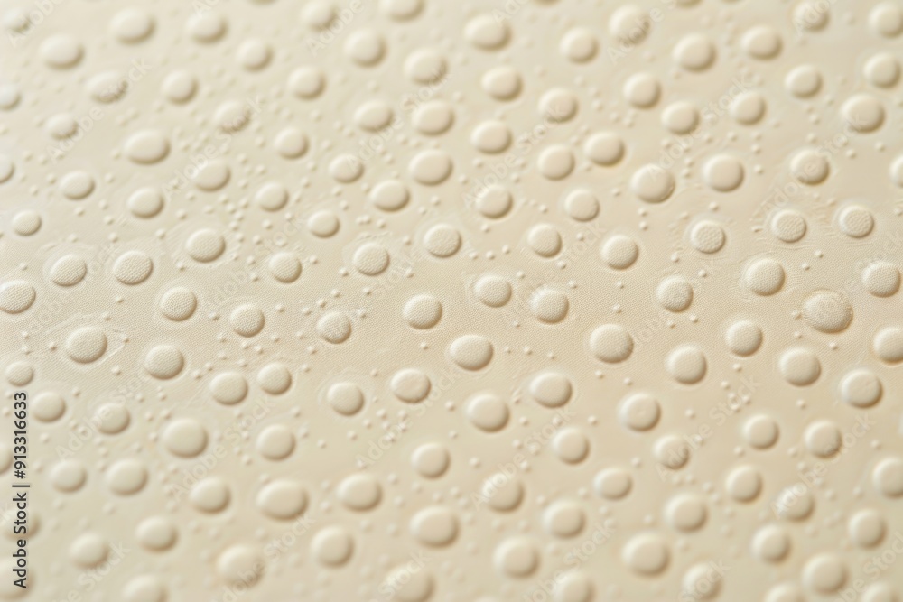 Aufkleber Close-up shot of a white surface featuring multiple circular patterns